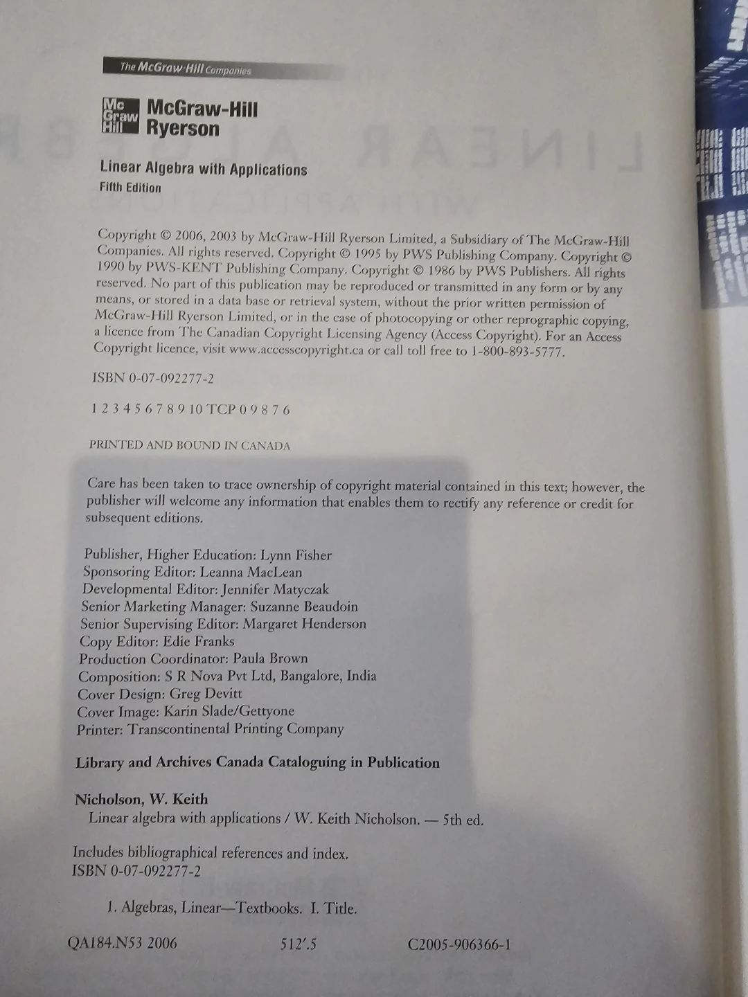 Linear Algebra with Applications Fifth Edition Textbook - photo 2