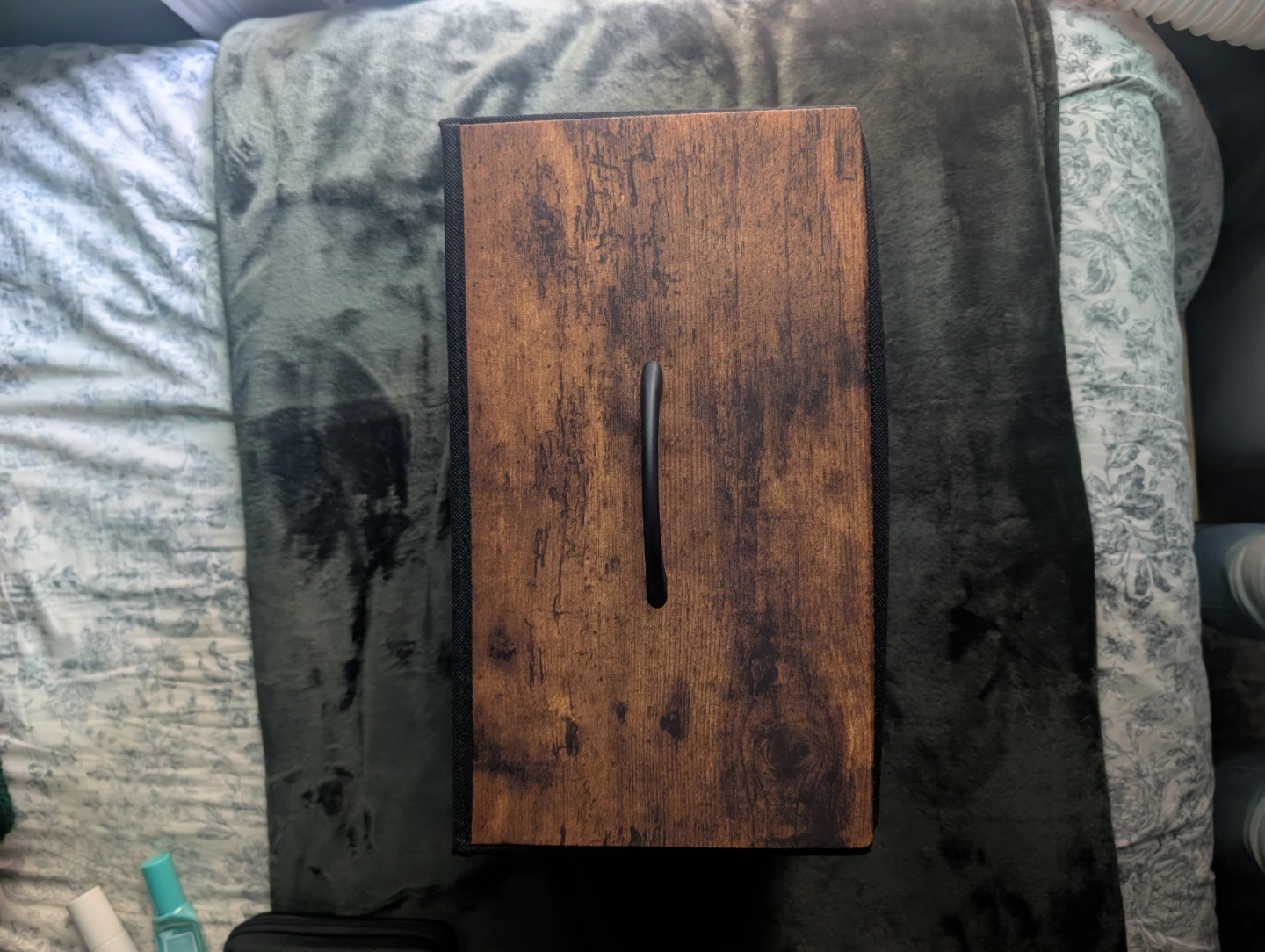 8 drawer Rustic Wood Fabric Drawer Dresser - photo 3