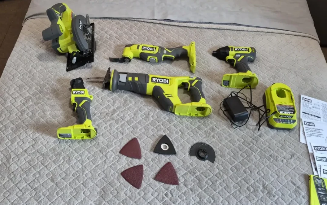 Ryobi Cordless Power Tool Set