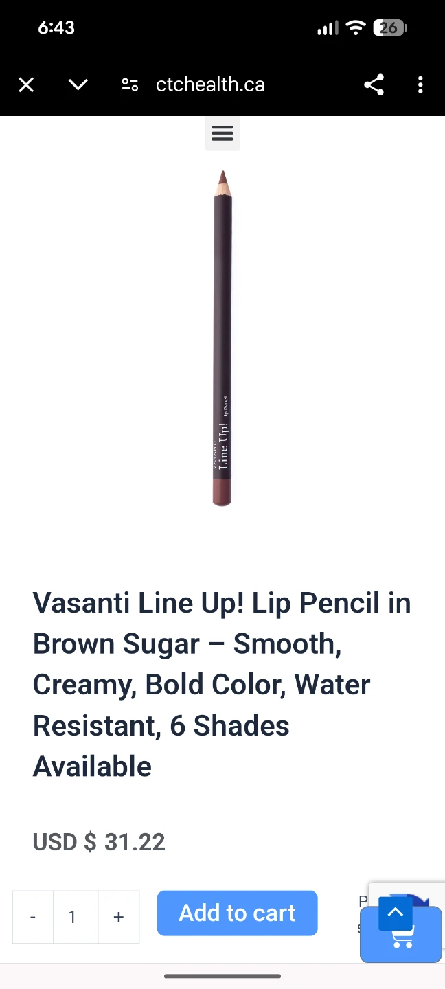 Vasanti Line Up! Lip Pencil in Brown Sugar - photo 4