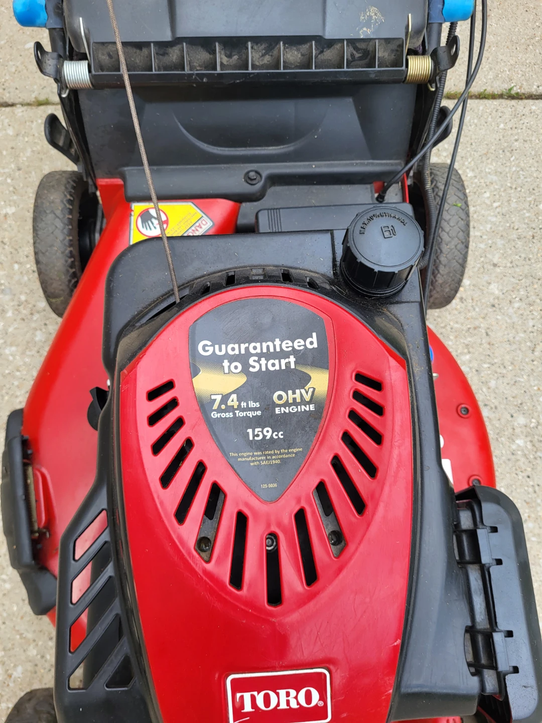 Lawnmover Toro Self Propelled with electric start - photo 4