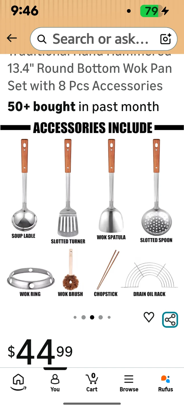Carbon steel wok - photo 3