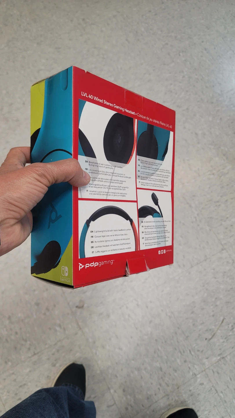 PDP AIRLITE Wired Headset: Neon Pop for Nintendo Switch ... - photo 4