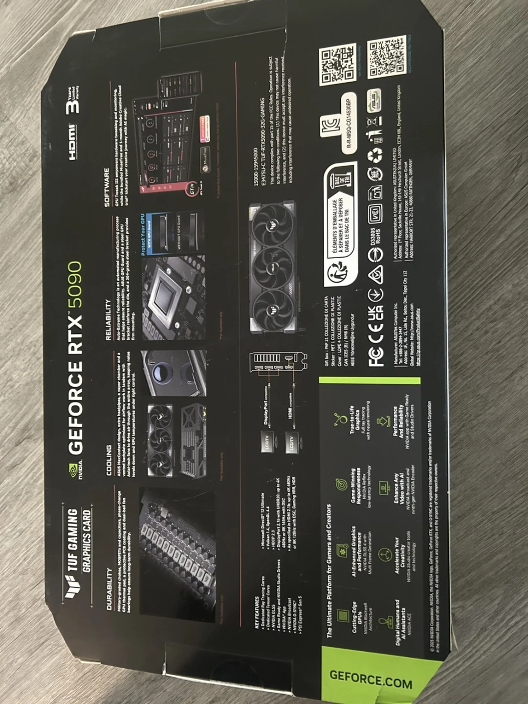 ASUS TUF GAMING GeForce RTX 5090 Graphics Card - photo 2