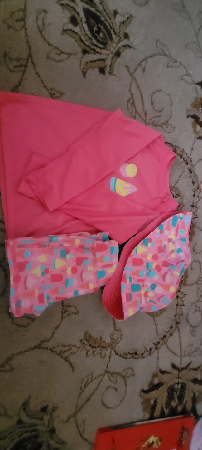 Kids Swimsuit Set - Rash Guard, Swim Shorts & Sun Hat