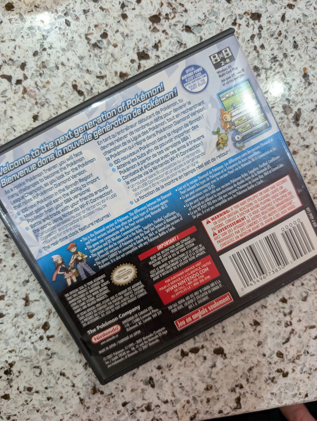 Nintendo DS Pokemon Diamond Version Game - photo 2