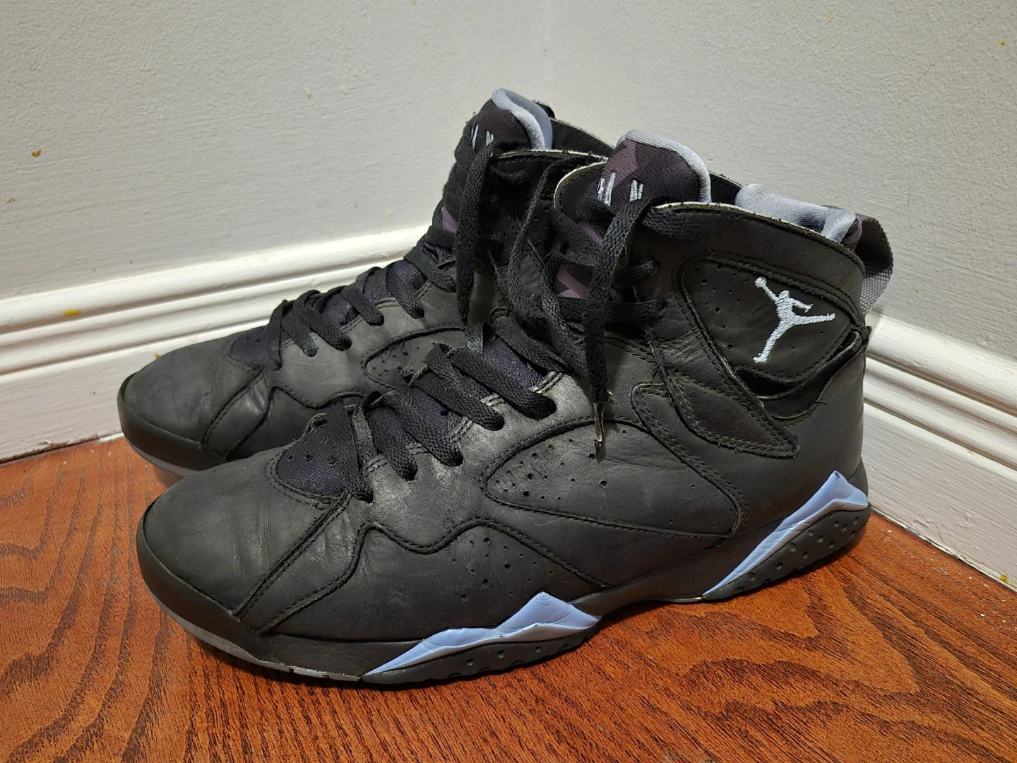 Air Jordan 7 Retro Black Sneakers - photo 2