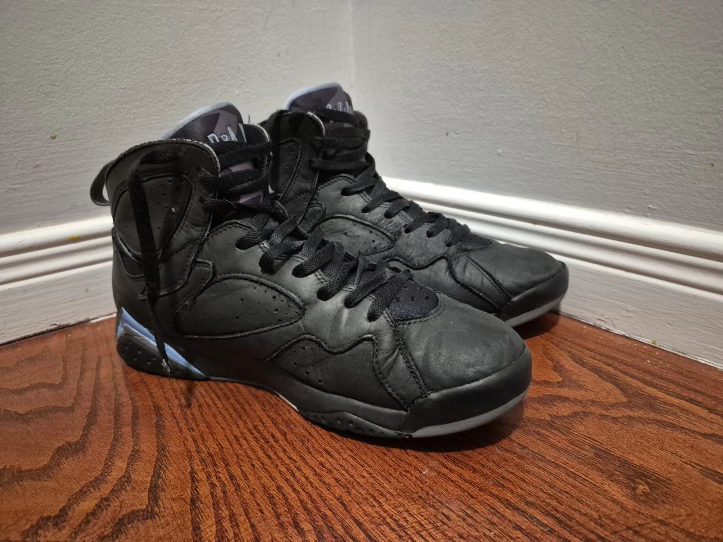 Air Jordan 7 Retro Black Sneakers - photo 3