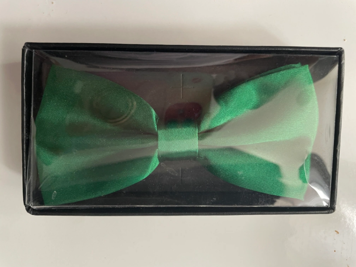 Green Silk Bow Tie