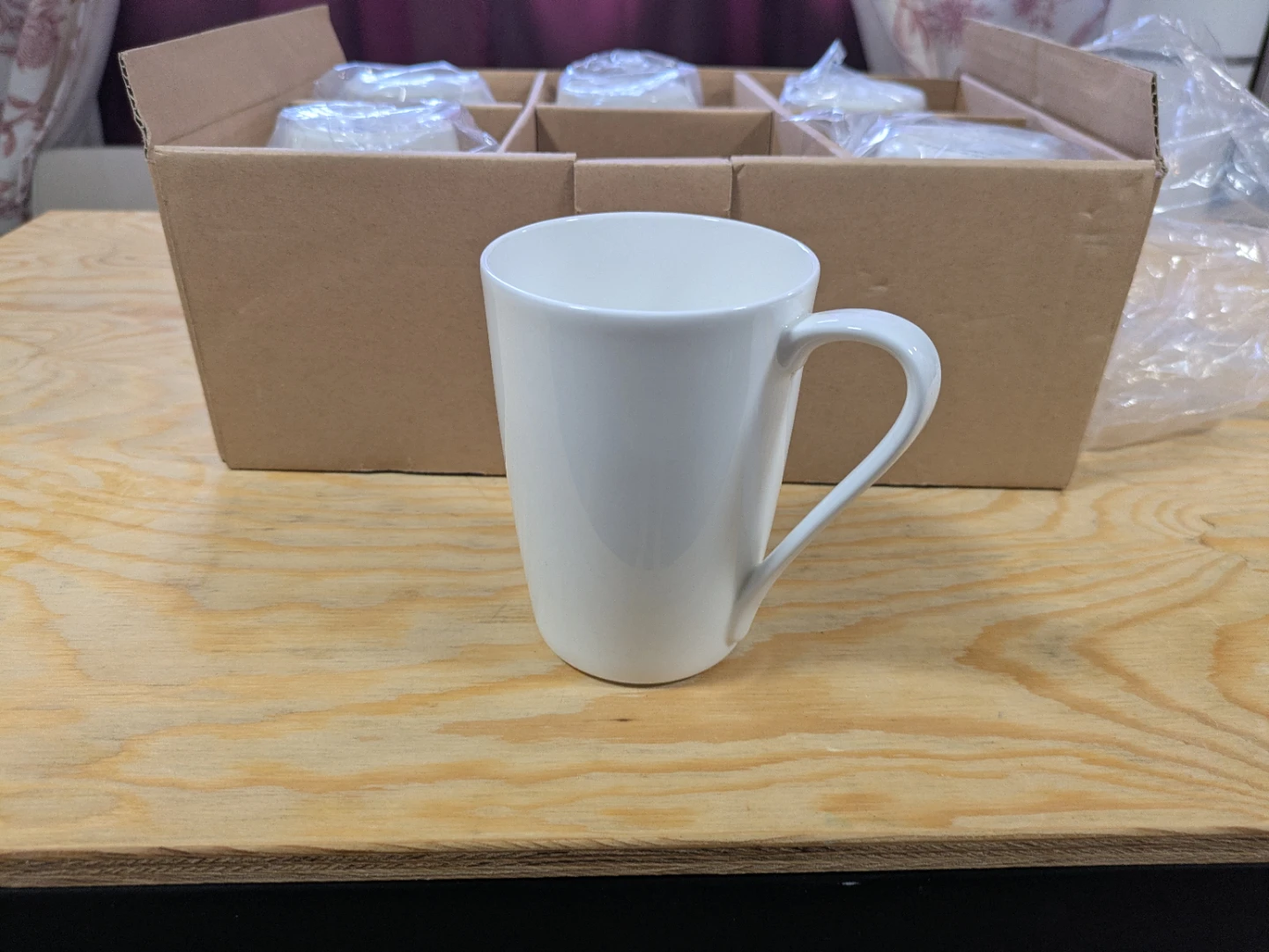 Narumi Made Bone China White Mugs from William Ashley (Set of 6)