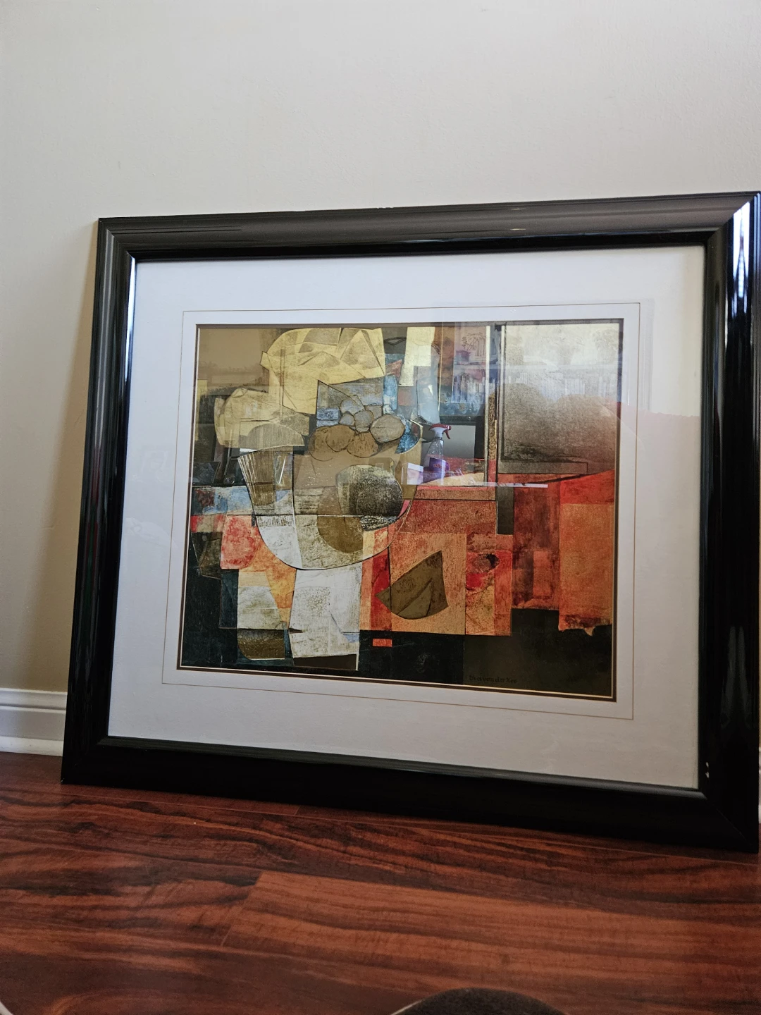 Framed Abstract Art Print - photo 2