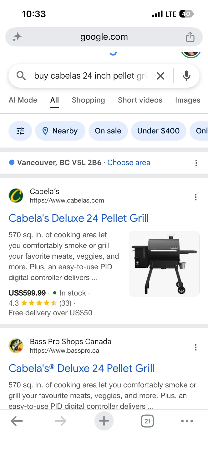 Cabela's 24-Inch Pellet Grill