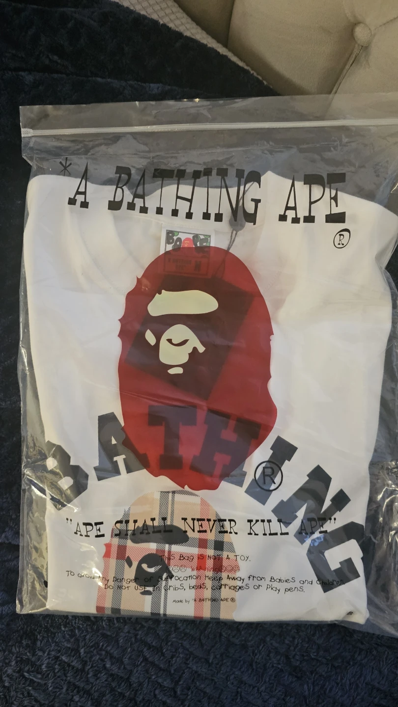 A Bathing Ape White T-Shirt Size M - photo 3