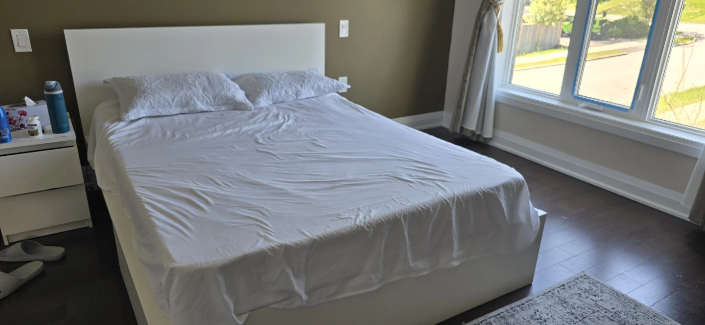 Ikea Malk White Platform Bed Frame - photo 2