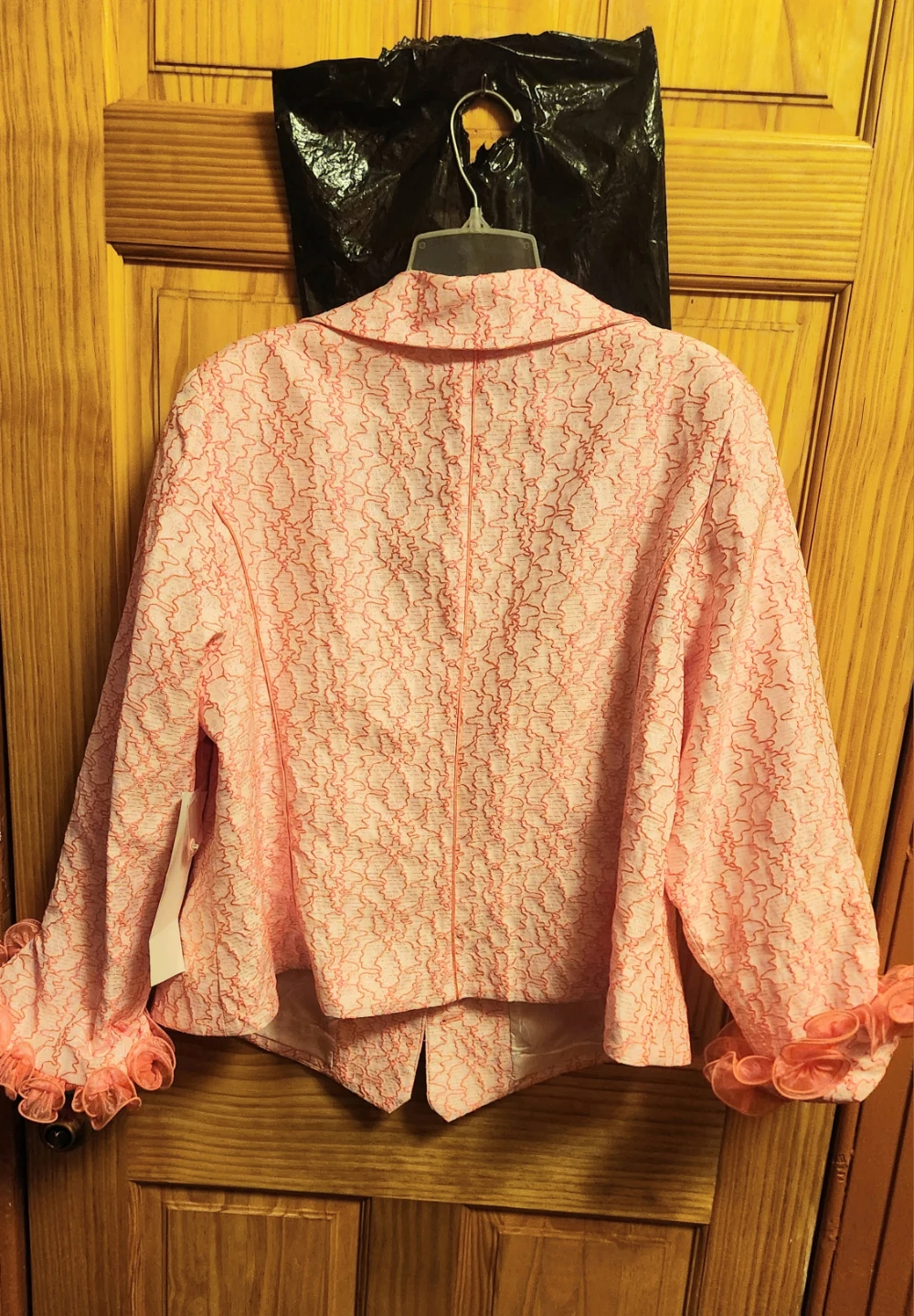 ASHRO Women's Pink Lace Jacket and Skirt Set Size 22W - photo 2