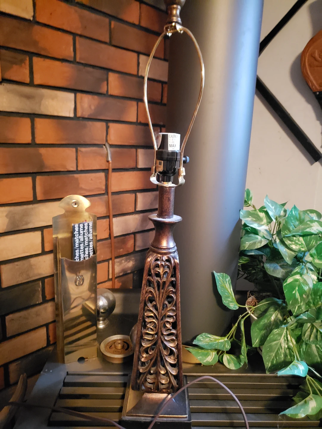 Ornate Table Lamp Base