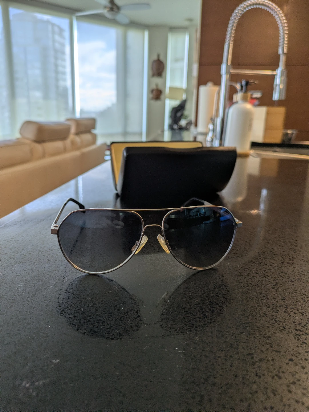 BOSS Hugo Boss Aviator Sunglasses - photo 2
