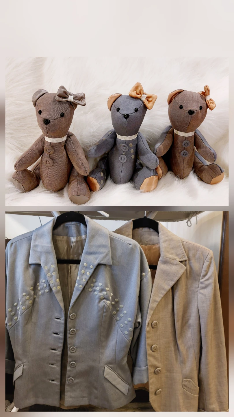 Memory bears and pillows