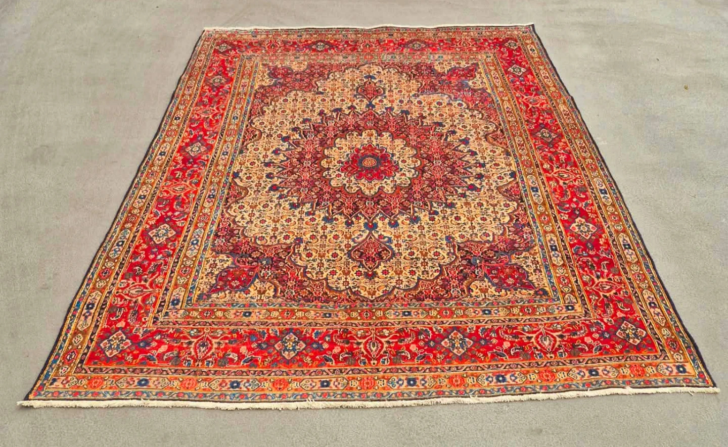 Hand Woven Large Persian Carpet Area Rug From Iran