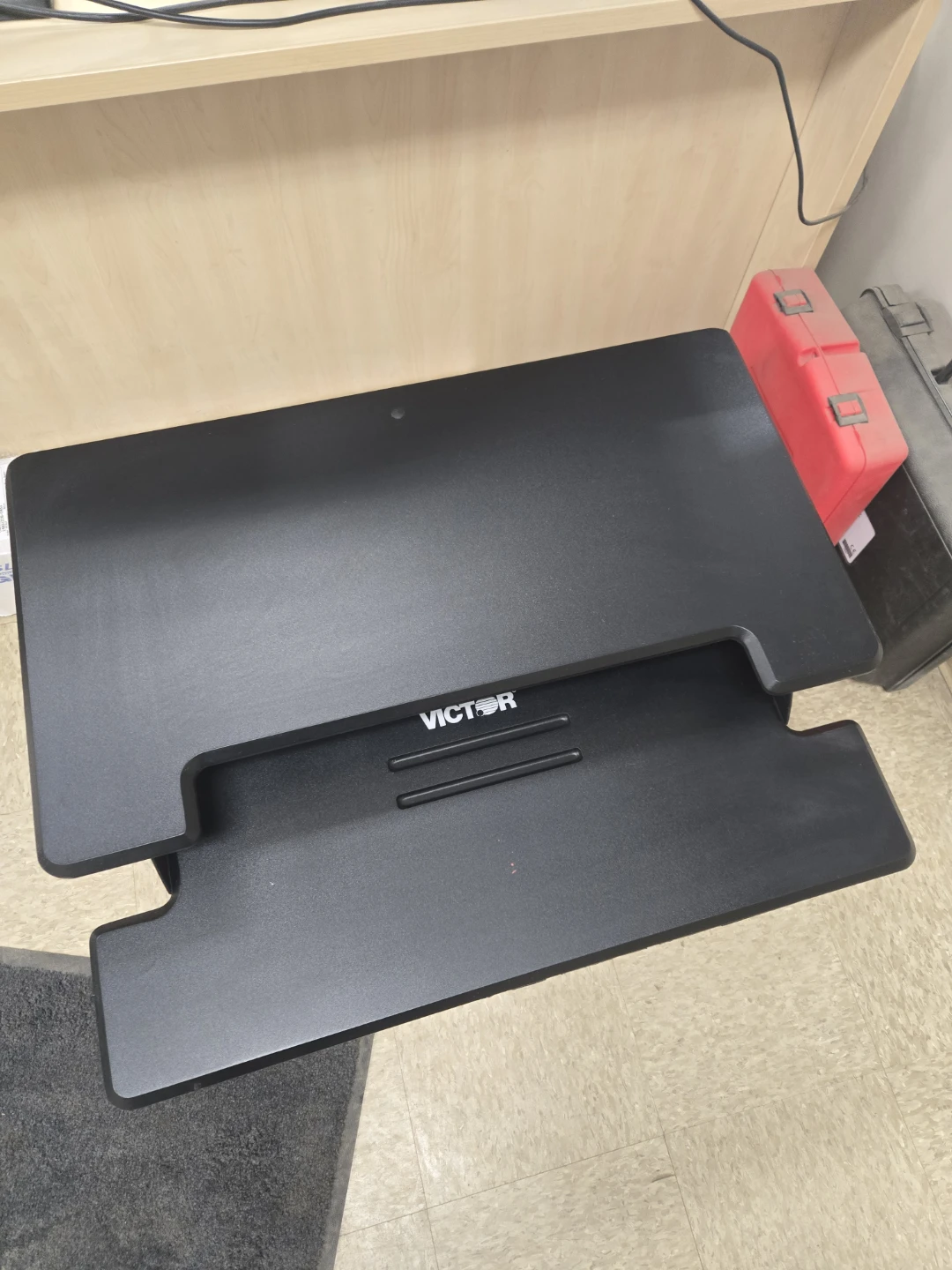 Victor Black Standing Desk Converter