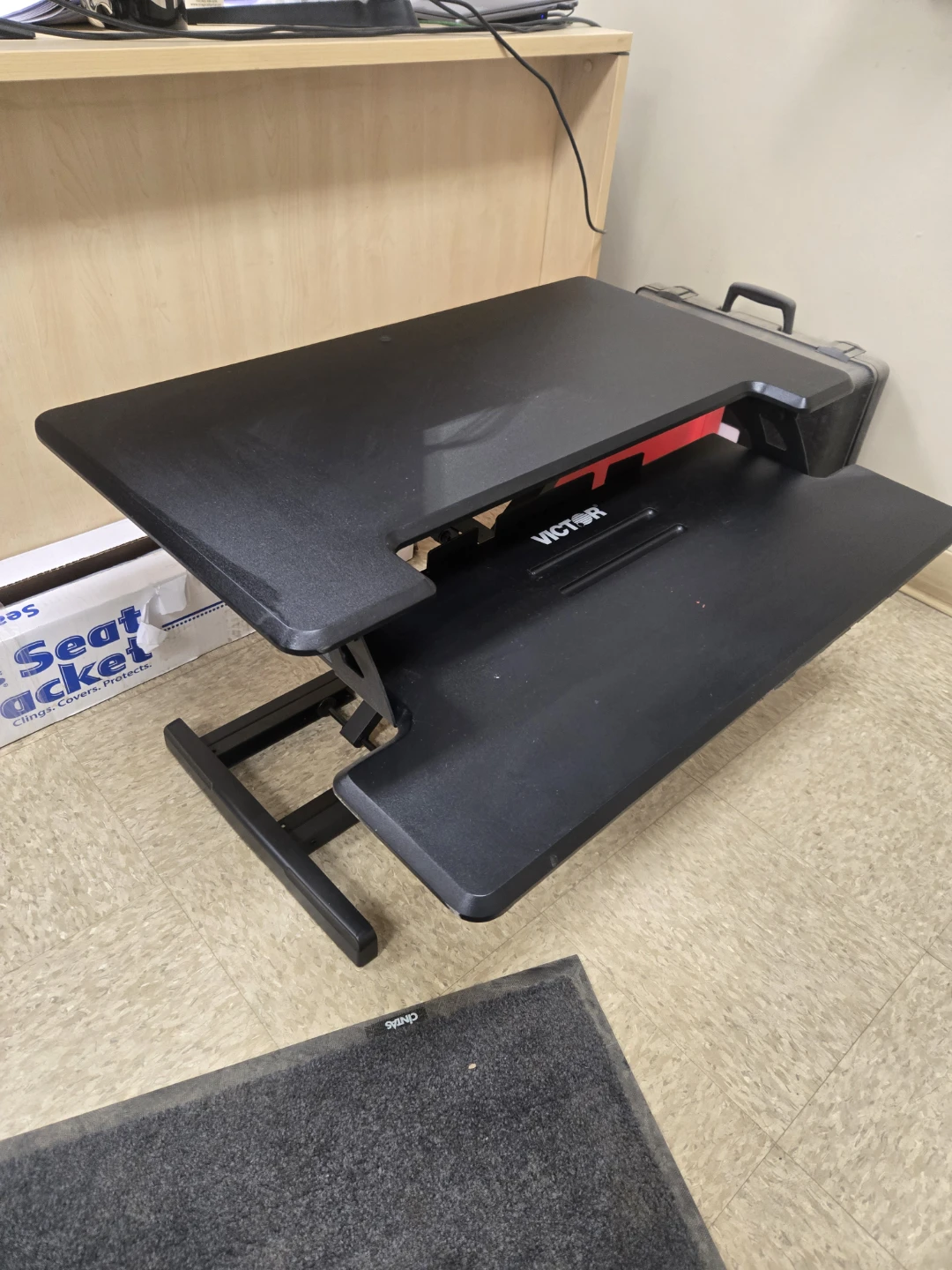 Victor Black Standing Desk Converter - photo 3