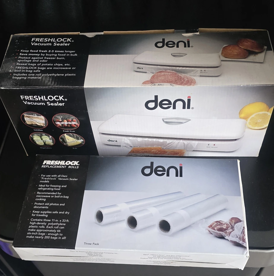 Deni Freshlock Vacuum Sealer and Replacement Rolls