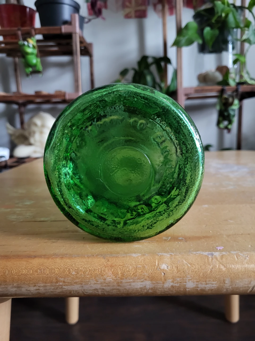 Textured Green Glass Vase - photo 2