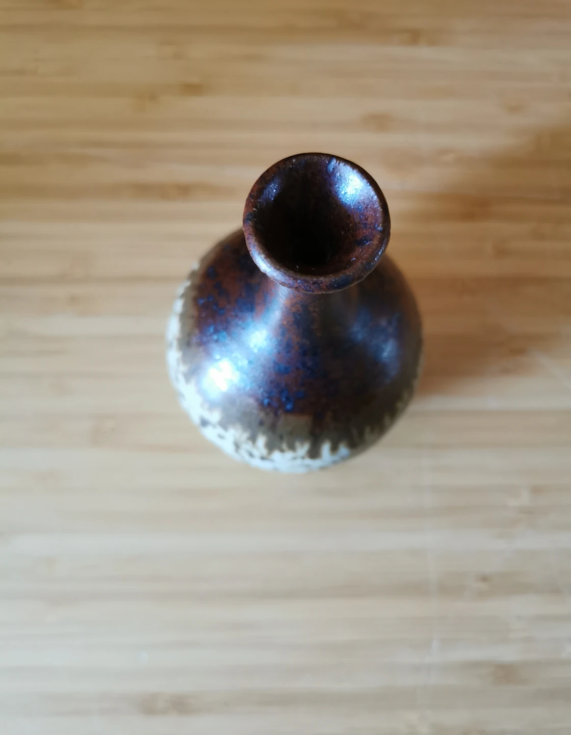 Vintage Signed Handmade Studio Pottery Bud Vase Lorraine Oberg - photo 3