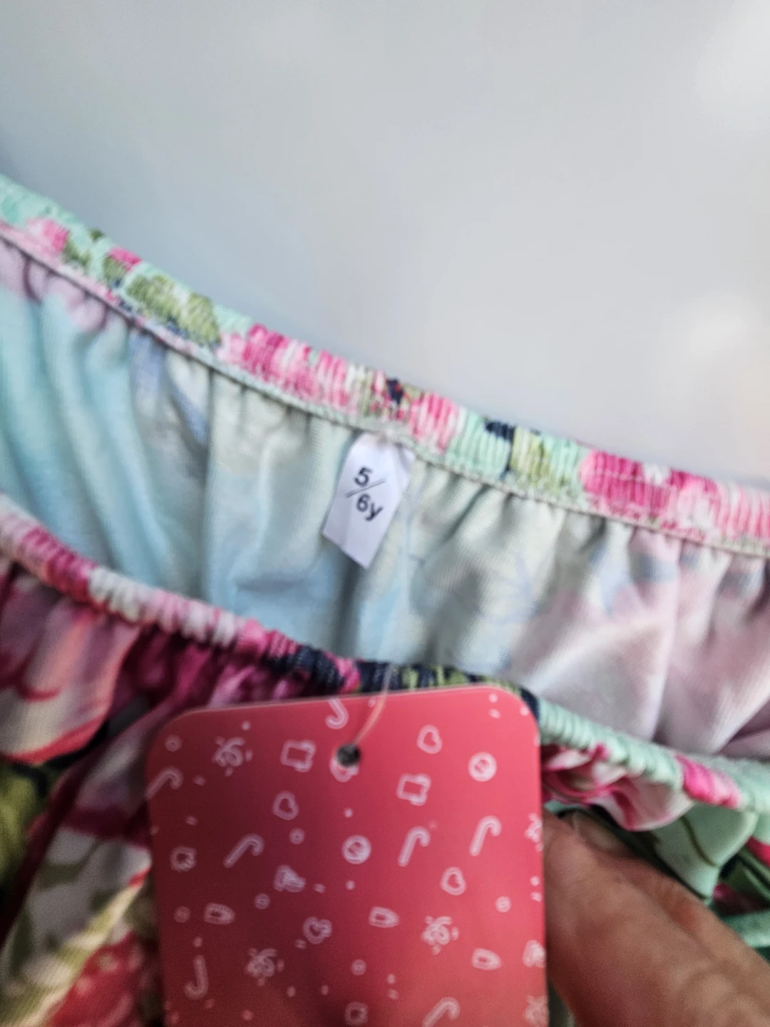 Girls Mint Floral Dress 5/6Y - photo 2