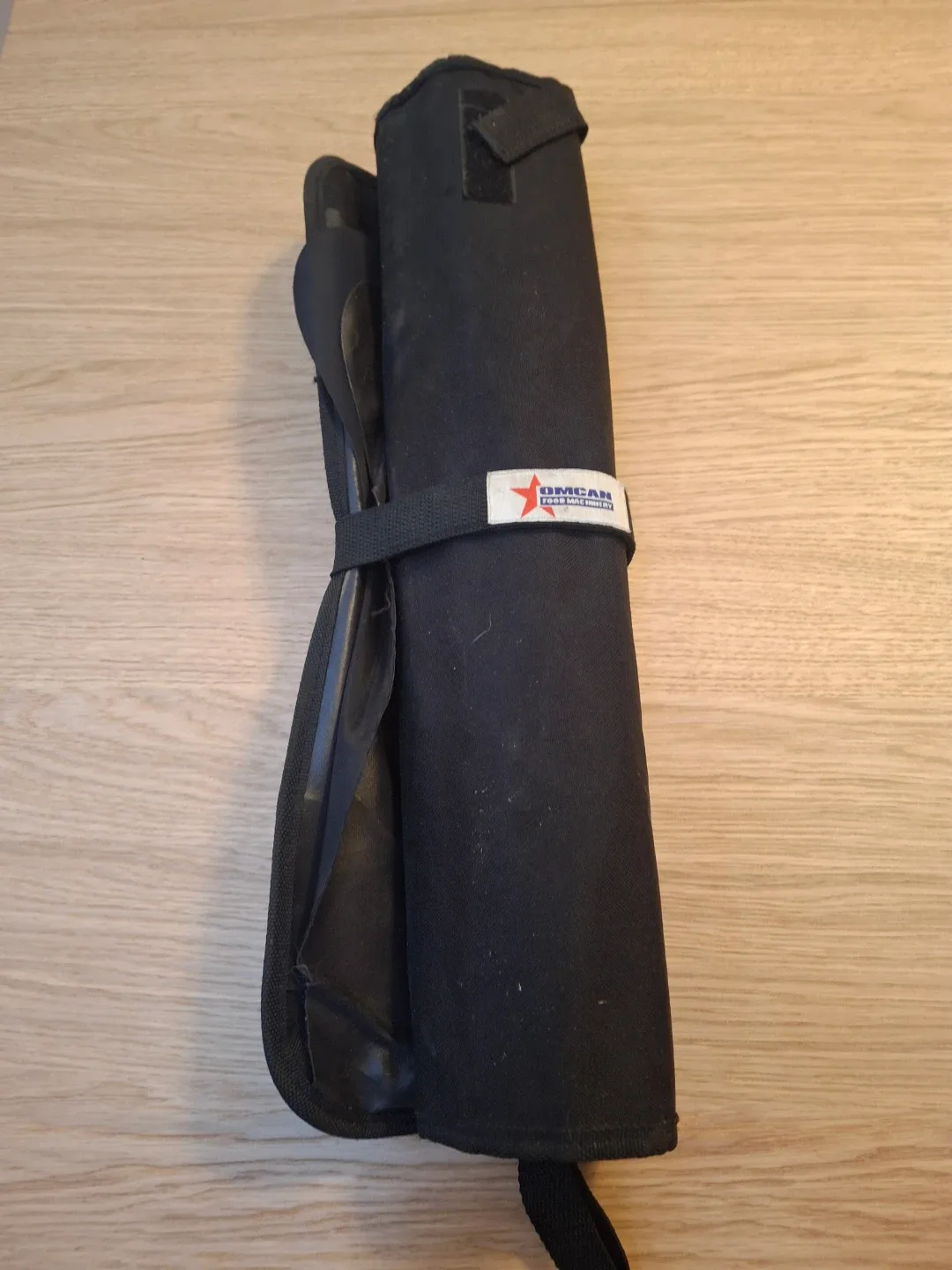 OMCAN Black Knife Roll Bag