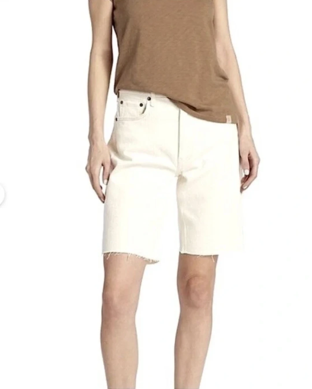 Rag & Bone New York Vintage Bermuda Mid-Rise Shorts Size 26
