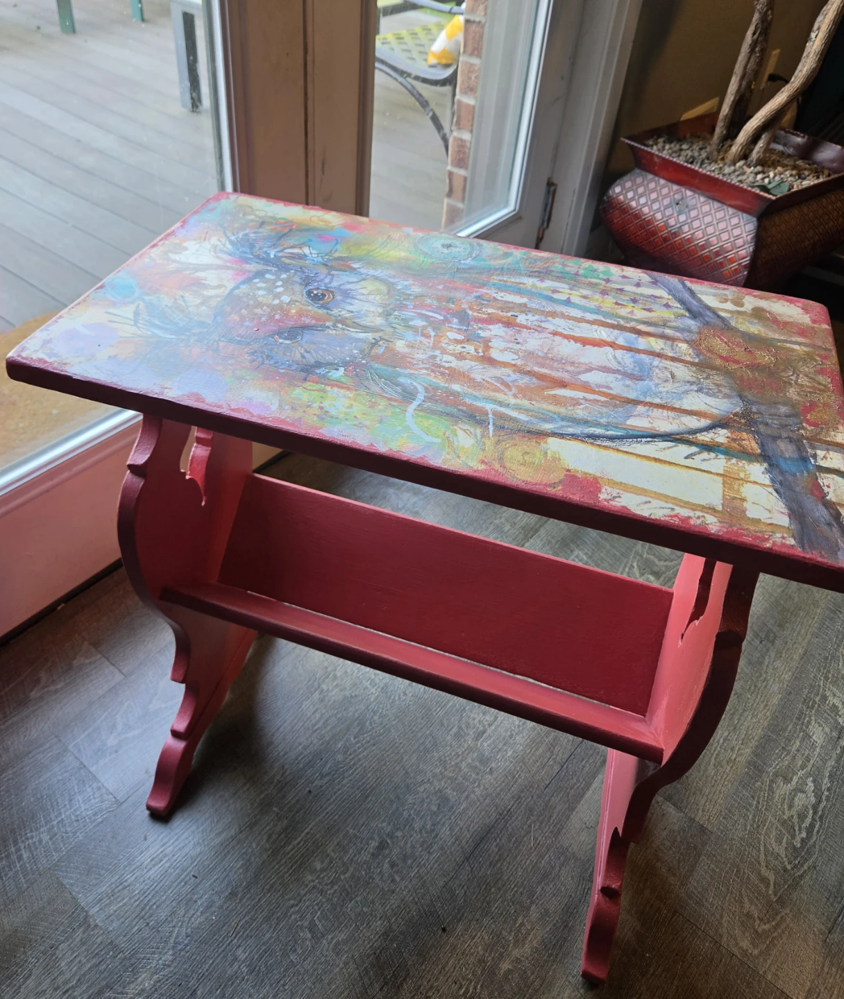 Artistic Owl Side Table - photo 4