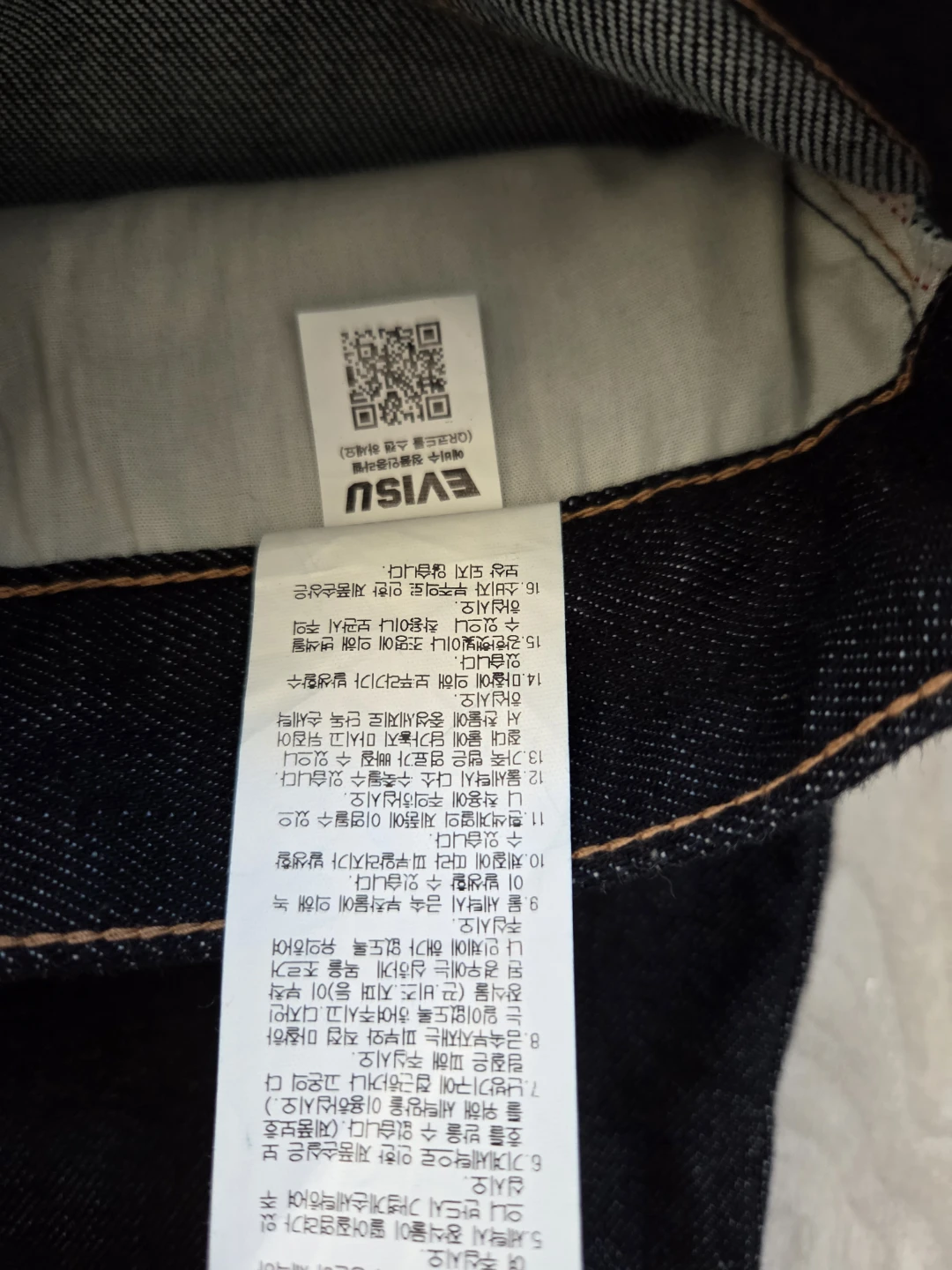 Evisu Premium Denim Straight Jeans Indigo Size L - photo 5