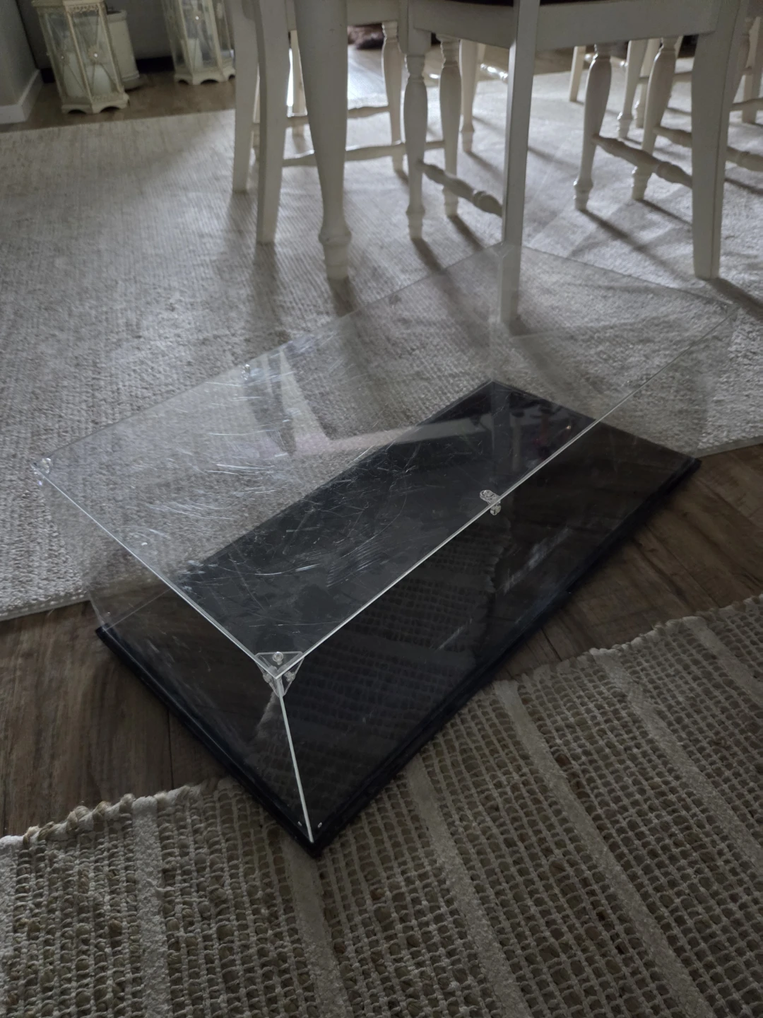 Clear Display Case with Black Base - photo 2