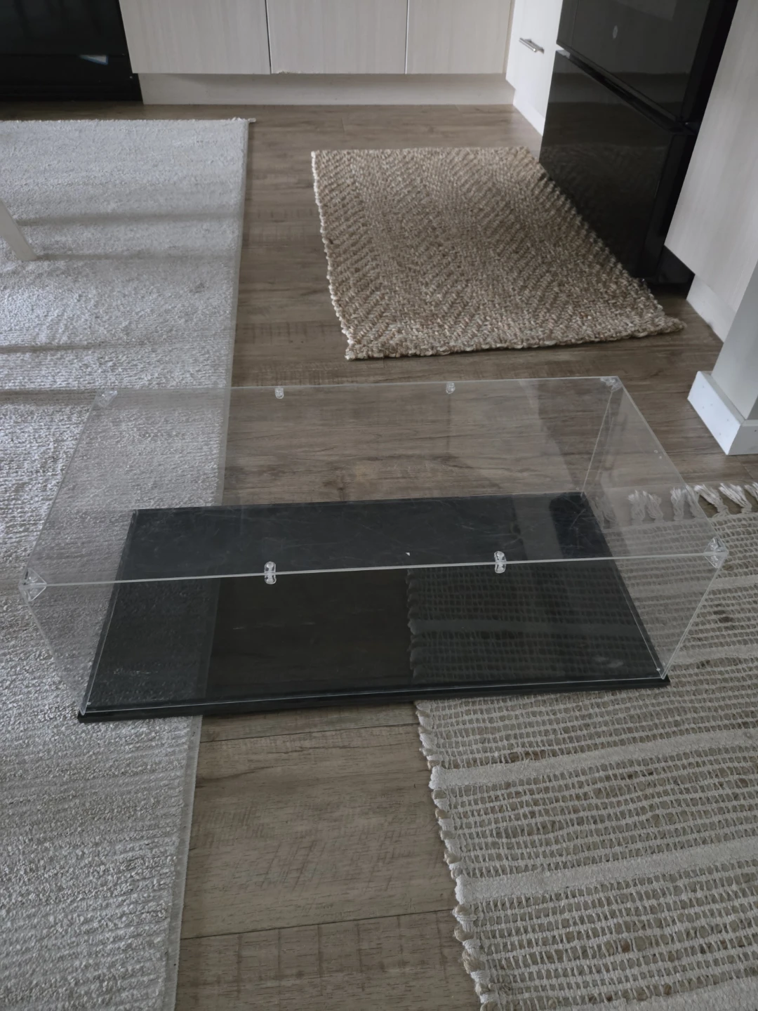 Clear Display Case with Black Base - photo 3