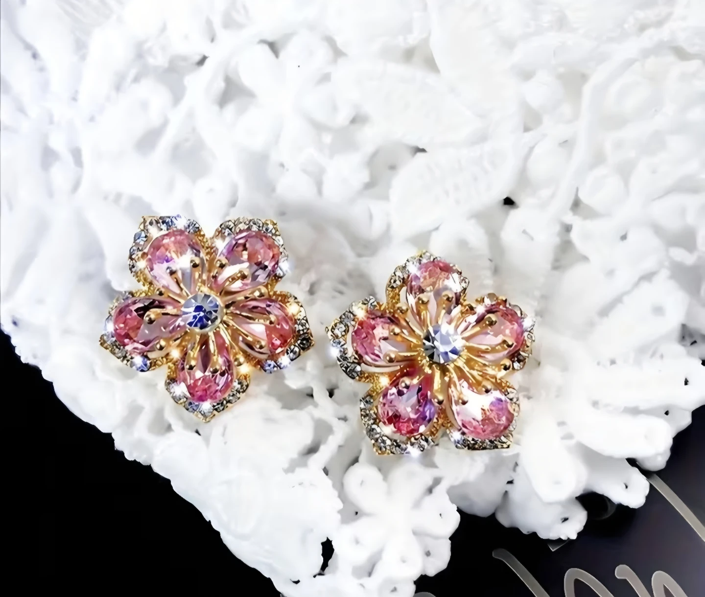 Versatile Color Flower Post Earrings - photo 2