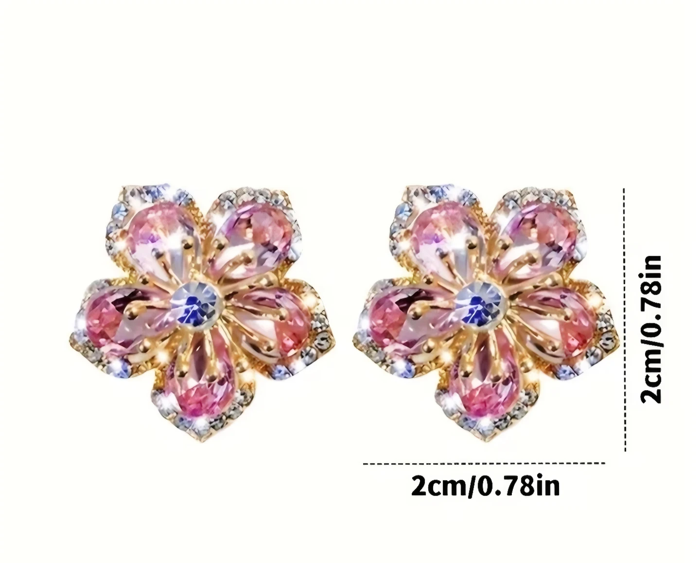 Versatile Color Flower Post Earrings - photo 3