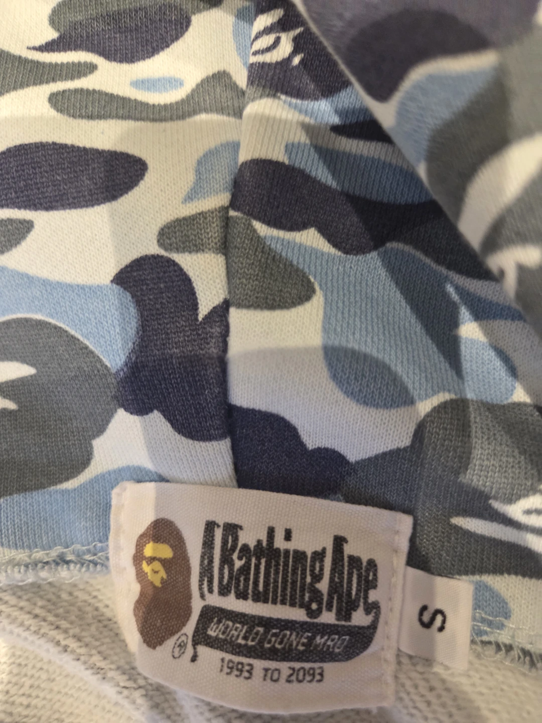 Light blue BAPE hoodie - photo 2