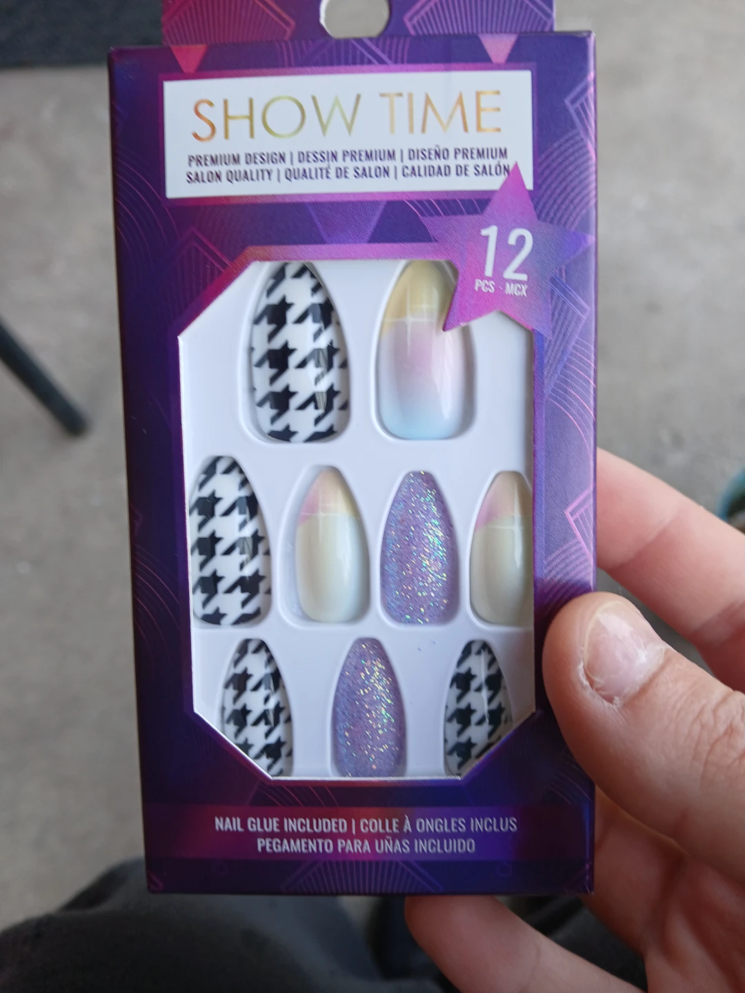 SHOW TIME Press-On Nails - mix