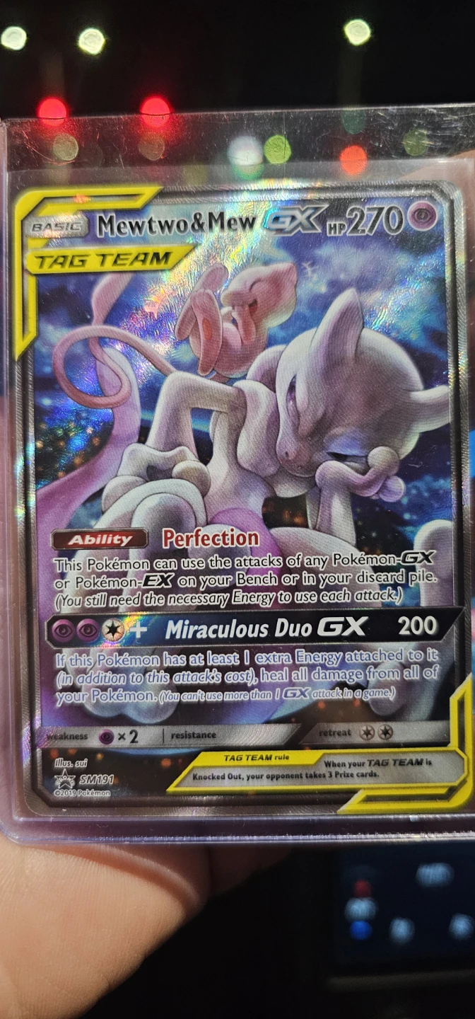Mewtwo & Mew GX Tag Team Pokémon Card SM191
