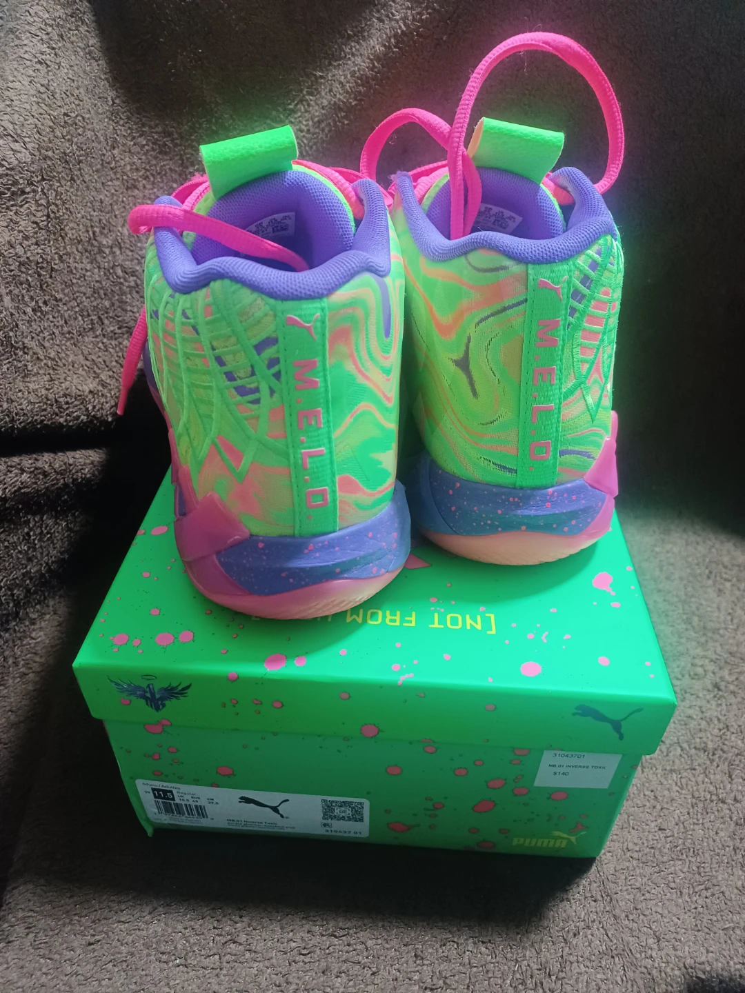 Puma mb.01 inverse toxic size 11.5 - photo 3