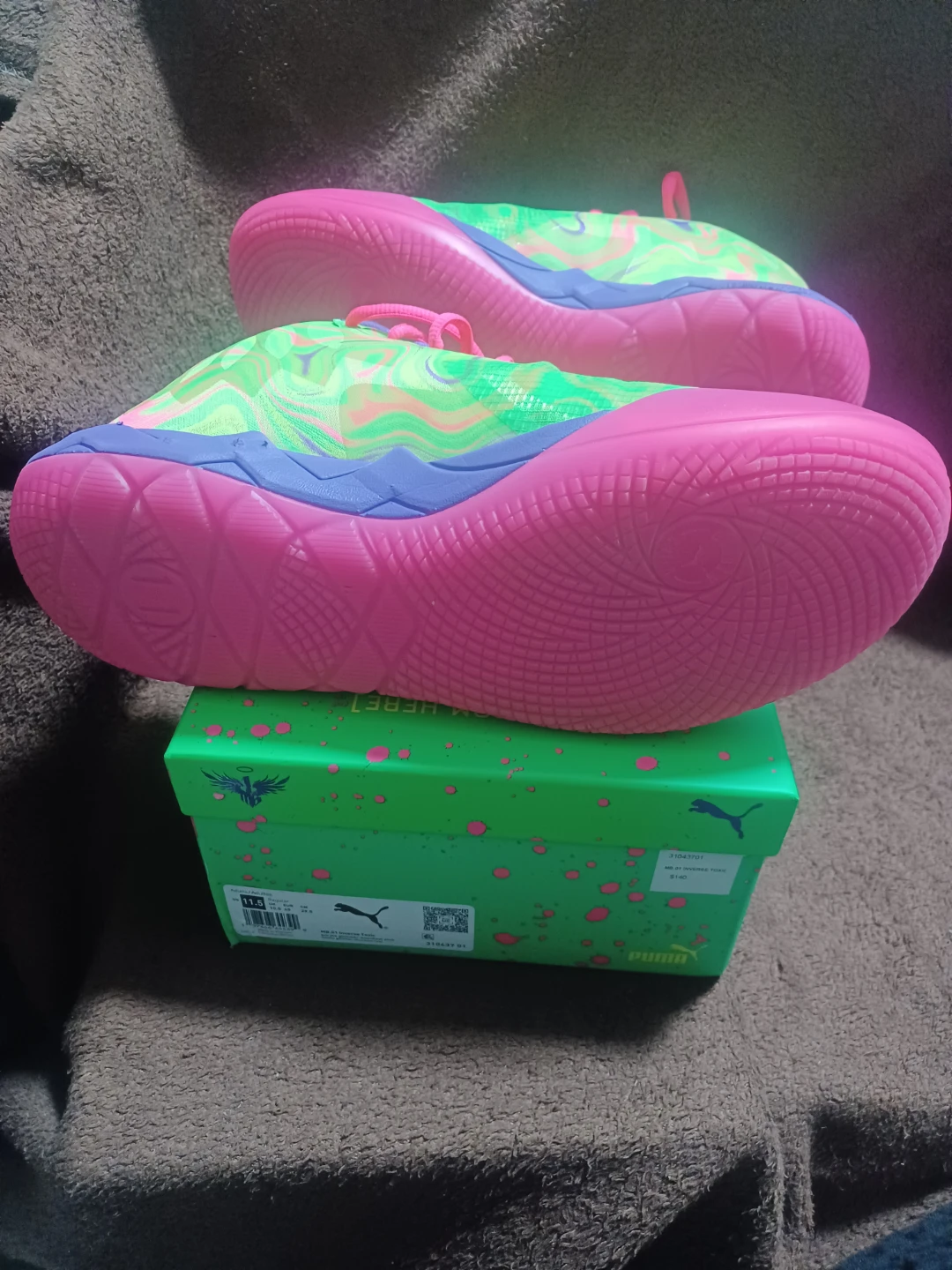 Puma mb.01 inverse toxic size 11.5 - photo 4