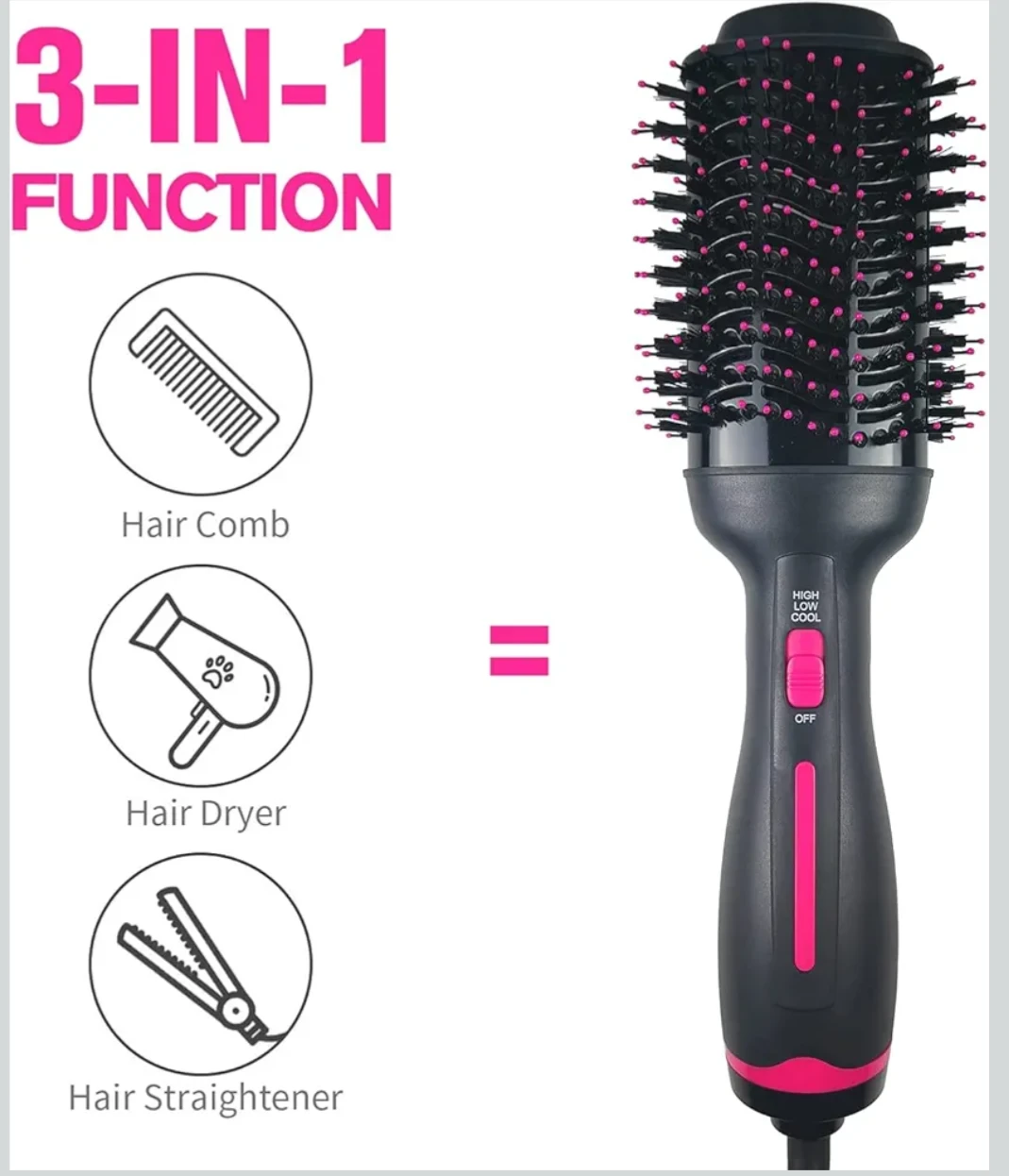3-in-1 Hair Dryer Brush