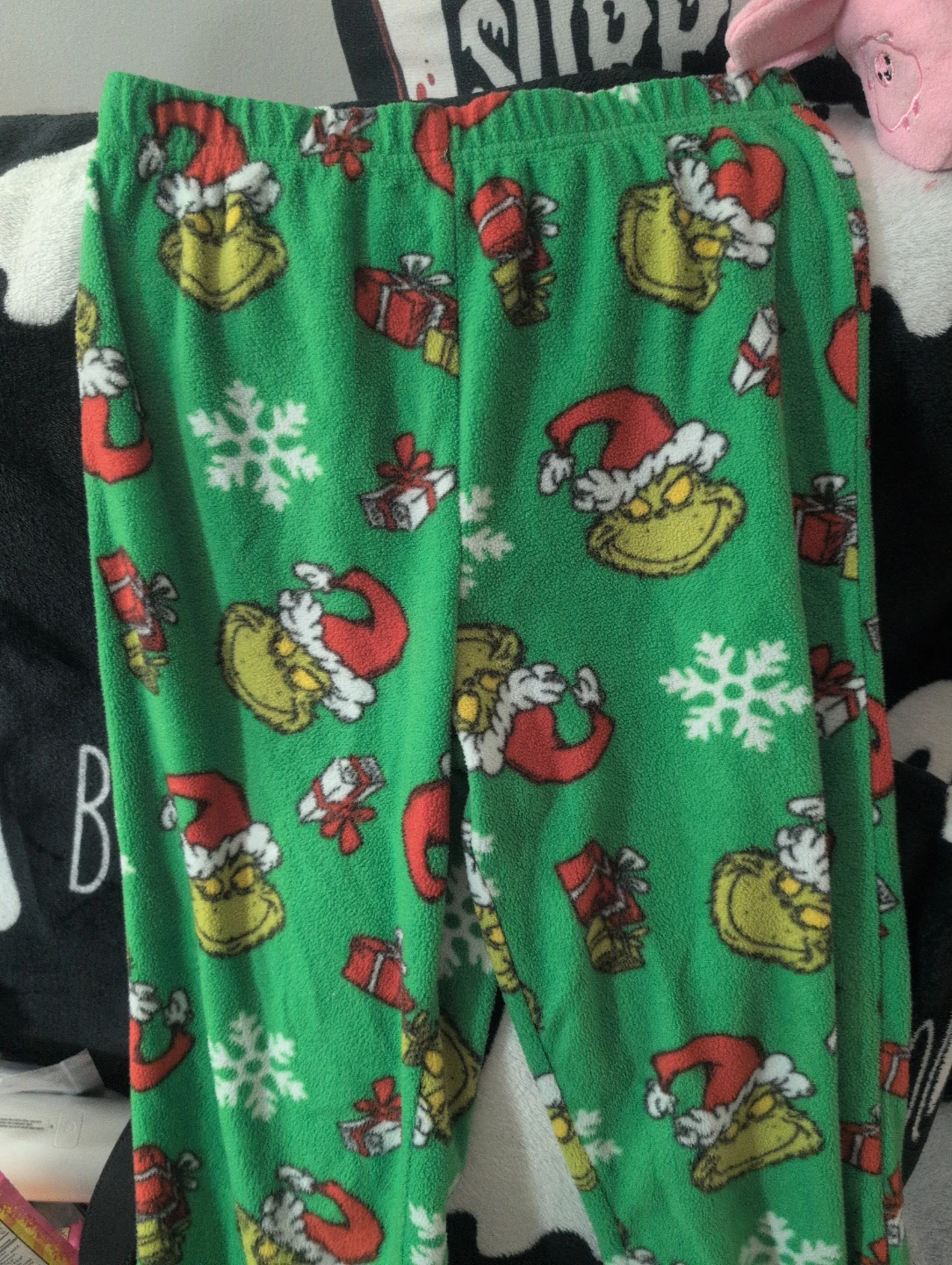 Green Grinch Fleece Pajama Pants