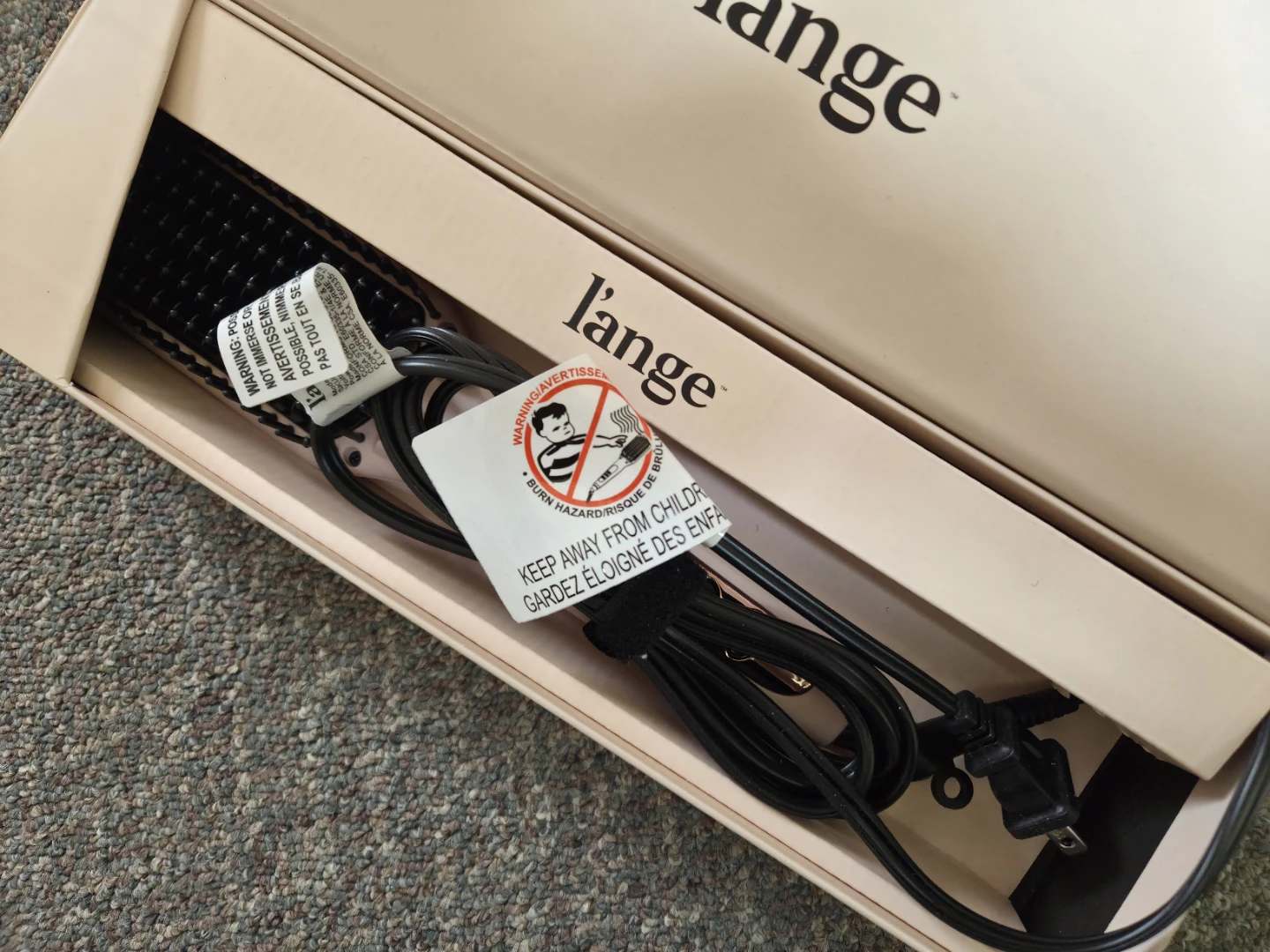 L'ange Le Vite ceramic straightening brush - blush - photo 2