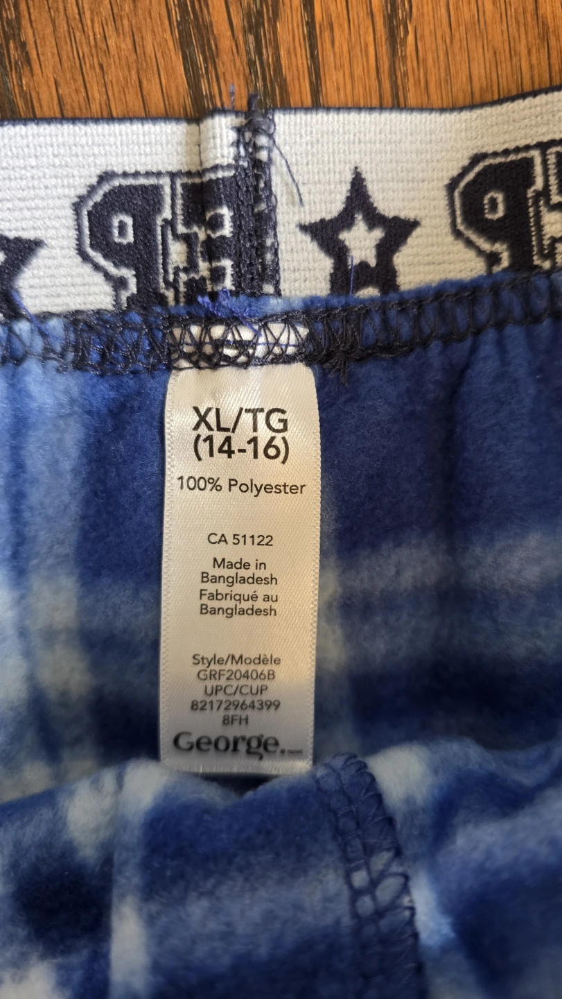 Bundle of 4 Boys Pajama Pants - Size 14Y - photo 5