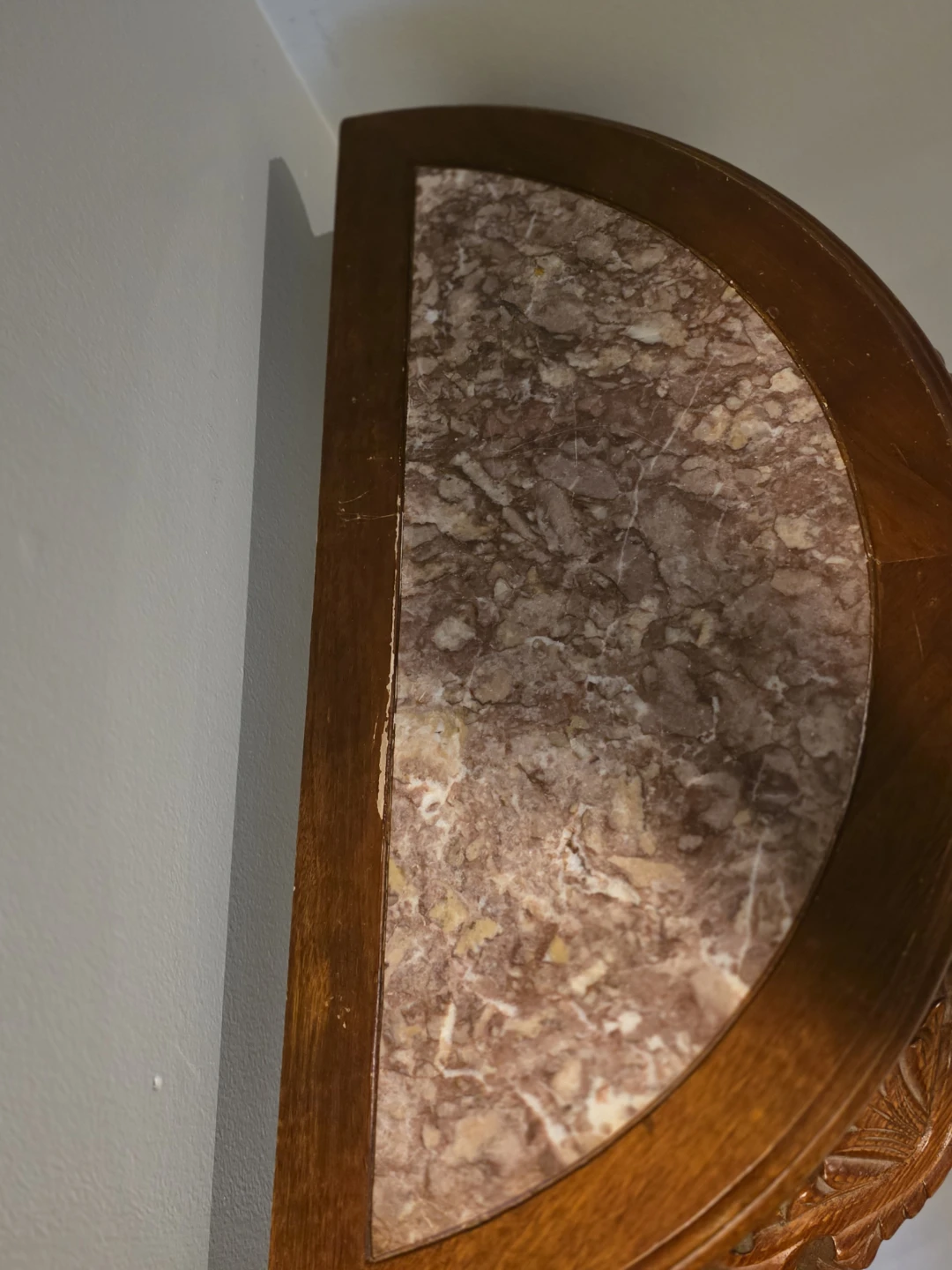 Marble Top Console Table - photo 3