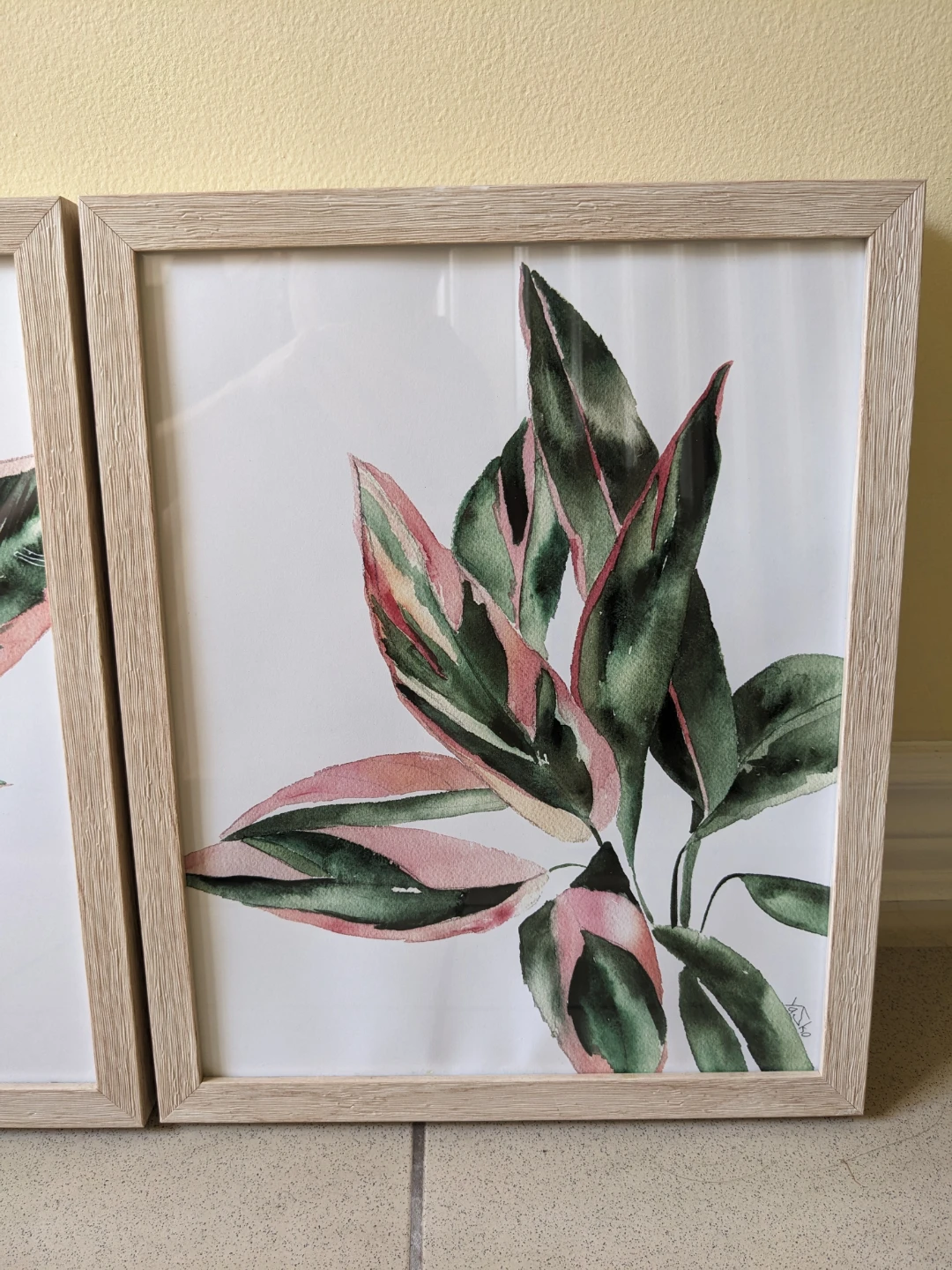 Set of 2 Framed Plant Art Prints wall decor - photo 3