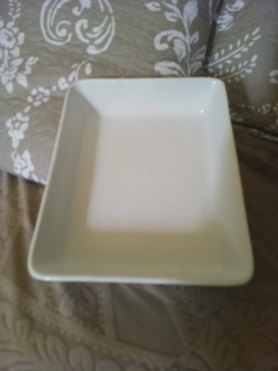 White Ceramic Baking Dish