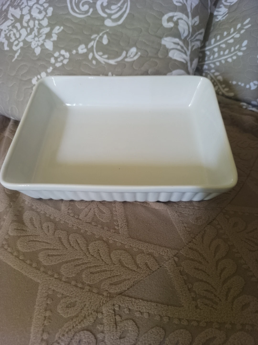 White Ceramic Baking Dish - photo 3